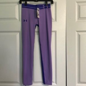 Under Armour Full-length Purple Leggings